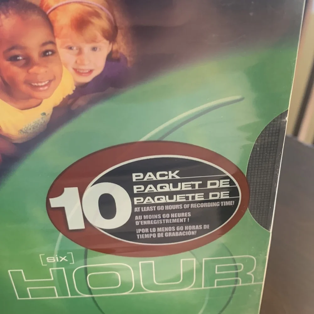 New RCA Videocassette 10 Pack Six Hour VHS Tapes